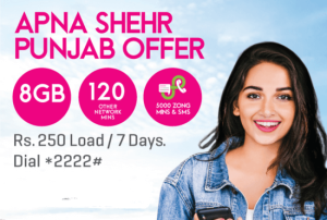 Zong Apna Shehr Punjab Offer