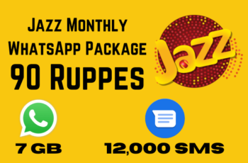 Jazz WhatsApp Package Monthly Rs 90 Code – 7GB