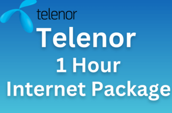Telenor 1 Hour Internet Package Code 2024